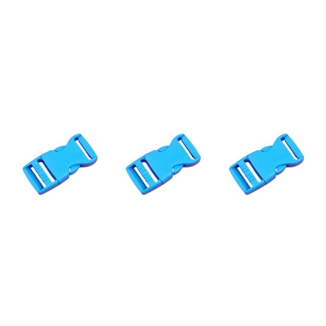 relayinert 10pcs/set Easy To Buckle Strap With Multi-Color Clasp Belt Buckles High Compatibility ABS Release Buckle Hook Buckle lake blue 3Set