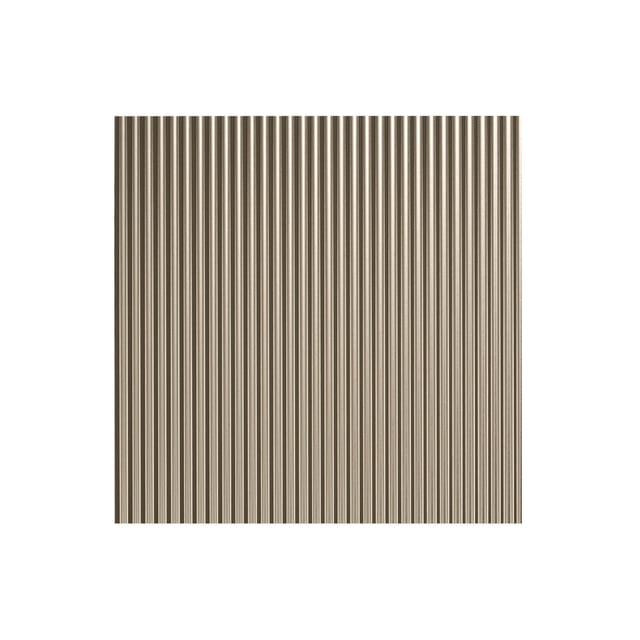 Fasade 12" x 12" Wall Panel Sample Easy Installation, Oil Brushed Nickel Finish
