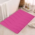 thumbnail image 5 of Fridja Washable Bathroom Mat, Memory Foam Bath Mat for Bathroom, Absorbent Bathroom Rug Non-Slip Rubber Back, 15.7''x23.6'', Pink, 5 of 5