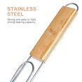 thumbnail image 2 of Miangastore Barbecue en Acier Inoxydable avec Pince pour Filet de Cuisson pour un Rangement Pratique Kaki 2 Pcs, 2 of 8