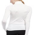 thumbnail image 4 of Women’s Warm Modal Base Tops Slim Fit Mock Turtleneck Long Sleeve Base Layer Shirts Thermal Shirts, 4 of 6