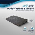 thumbnail image 3 of Silver Spring 3" Maximum Riser, Solid Rubber 3 Channel Threshold Ramp, Black, 3 of 7