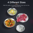 thumbnail image 2 of 4pcs Stainless Steel Plates and Bowls Set Camping Dinner Dish, 2 of 8