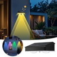 thumbnail image 2 of Solar Fence Lights - 8 Fixed Colors + RGB Cycling, IP64 Waterproof, Upgraded Solar Panels, Easy Installation, for Backyards/Steps/Balustrades, 2 of 6