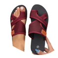 thumbnail image 3 of MIASHUI Womens Flip Flops Comfortable Summer Beach Walking Sandals,Brick Red,6, 3 of 9