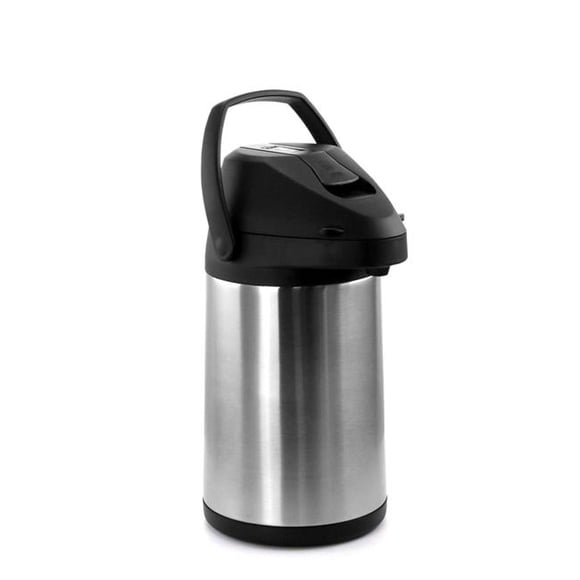 Megachef MG-ASUJ030 3 Liter Insulated Stainless Steel Airpot Hot Water Dispenser for Coffee & Tea