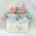 thumbnail image 3 of My Sweet Baby: My Cuddly Baby® Doll Twins Play Set, Grey Outfits, 7 Pieces Included, 3 of 8