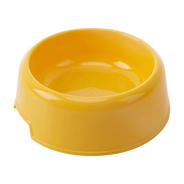 mmirethe Portable And Long-lasting Cat Bowl Designed For Traveling Pets Convenient yellow 2Set