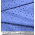 thumbnail image 3 of Soimoi Crepe Silk Fabric Triangle & Rocket Cartoon Print Fabric by The Yard 42 Inch Wide, 3 of 3