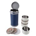 thumbnail image 1 of 2.9L Stackable Stainless Steel Thermal Compartment, Safe Leakproof Stackable Lunch Box with Strap Handle, Double Layer Vacuum Insulation Food Jar for School Office, 1 of 7