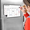 thumbnail image 2 of Penkiiy Drys Erasable Calendar, Magnetic Calendar For Fridge,Kitchen White Board Calendar For Refrigerator, Reusable Monthly Weekly Planner, With Eraser,Markers, 2 of 5