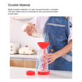 thumbnail image 4 of Flour Sieve Handheld Cooking Kitchen Icing Sugar Wide Plastic Semi-automatic Handheld Cooking Mouth Plastic Baking Tool Cup-Shaped Large Capacity Colanders for Home Blue, 4 of 9