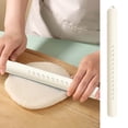 thumbnail image 1 of Cagogo Silicone Rolling Pin, Non-Stick Dough Roller with Measurement Marks for Baking, Stainless Steel Core Kitchen Roller for Pastries Pizza Fondant Bread, Essential Tool for Home Bakers and, 1 of 6
