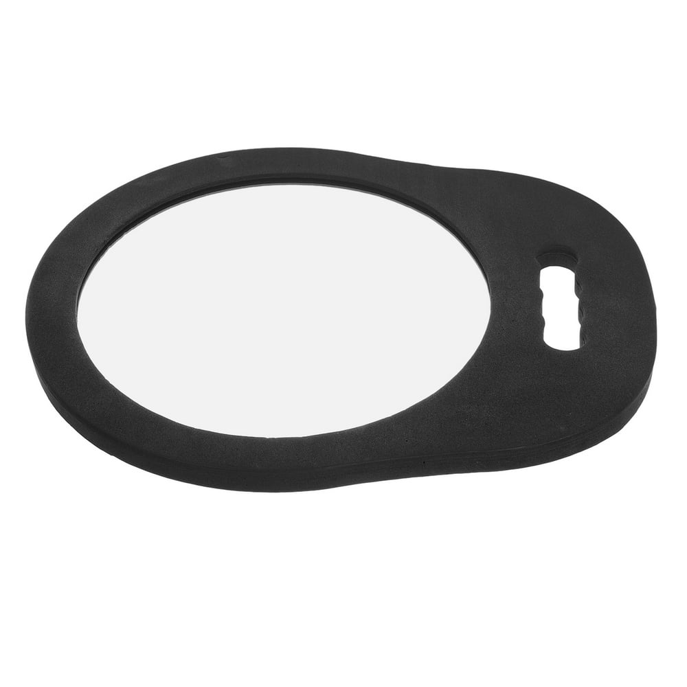 JUNWELLRearview Mirror Self Haircut Barber Hand Held Mirrors with Handle Black