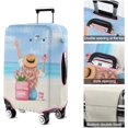 thumbnail image 2 of Travel Luggage Cover Suitcase Protector Fits 18-32 Inch Luggage Wheel Covers Patterned Travel Related Items Flower Luggage Protector Elastic Luggage Anti-scratch Suitcase Cover S, 2 of 5