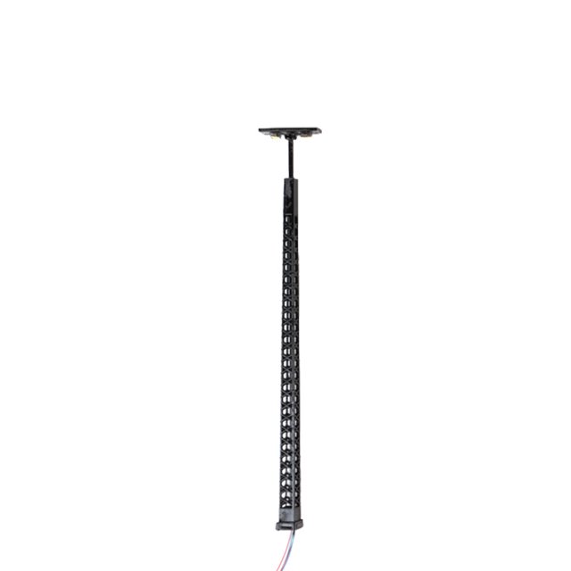 Model Railway Lights Accessories Scenery Scale 1:87 Track Light Yards Landscape Decorations Outdoor LED Metal Lamppost Black(White Light)