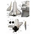 thumbnail image 4 of Modèle de Papier Brillant pour Navette Spatiale pour Enfants et Adultes, 4 of 6