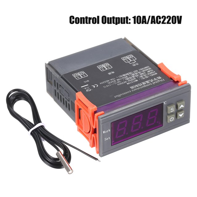 MH-1210W Micro-Ordinateur Intelligent Régulateur de Température Numérique Régulateur de Température de Chauffage / Refroidissement de Haute Précision avec Capteur