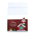 thumbnail image 1 of Christmas Cards with Envelopes Christmas Greeting Cards with Envelopes and Stickers 10 Pack Glitter Christmas Cards with Envelopes Christmas Greeting Cards Father Christmas Snowman, 1 of 6