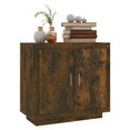 thumbnail image 2 of vidaXL Sideboard Smoked Oak 80x40x75 cm Engineered Wood, 2 of 5