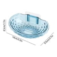 thumbnail image 4 of MTBLYS Soap Box Rack Non Perforated Soap Holder 5.51 X 3.74 X 1.77 Inch Plastic Bathroom Organizer Wall Mounted Drainage Storage, 4 of 7