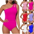 thumbnail image 5 of Atogsazn Maillots de Bain une Pièce pour Femmes Modestes Décontractés d'Été Plage Maillots de Bain pour Femmes une Pièce Maillots de Bain 01-White S Mode, 5 of 5