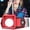 Red, variant on Mini Portable , Chalk Case Box with Fixed Clip Chalk Pool Billiard Holder Pool Snooker Sports Accessoriesgold