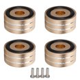 thumbnail image 3 of Speaker Cone Base Pads, Install And Use Vibration Proof 40x20mm Speaker Spikes Base Mat  For  For Recorder For DVD Player Gold, 3 of 8