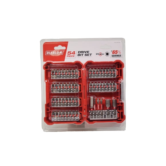 Diablo 54-Piece Screwdriving Bit Set, Extreme Durability, MaxTorque Zone