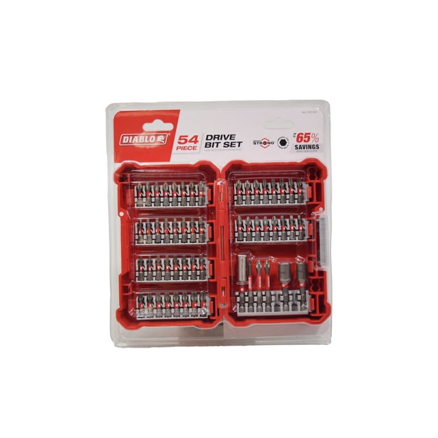 Diablo 54-Piece Screwdriving Bit Set, Extreme Durability, MaxTorque Zone