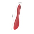 thumbnail image 3 of Cake Scraper, EDHITNR Flexible Plastic Spatula Tool, Multipurpose Kitchen Baking Scraper Non-SKidGrip for Frosting Dressing Pudding, Red, 3 of 6