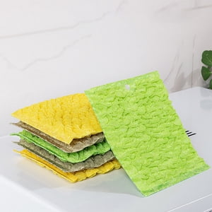 3PC Cleaning Tools for Home, Pot Scrubbers Scrub Dish Sponges, Sponges for Dishes Dish Cleaning Cheap Household Items (Multicolor)