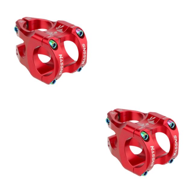 mmirethe Mountain Bike Handlebar - Durable And Lightweight For Easy Maneuvering Adjustable Bike Handlebar red 2Set