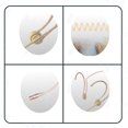 thumbnail image 2 of Bgsha Microphone Beige avec Crochet d'Oreille Sans Fil Beige, 2 of 8