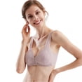 thumbnail image 1 of Women‘s Plus Size Front Close Bra Soft Full Figure Bra M-5Xl, 1 of 10