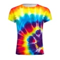 thumbnail image 3 of Shirts for Men Men's Fashion Summer Neckline T-shirt Printing Pattern Short Sleeve Long Sleeve Tee Shirts for Men Sweat Shirts Men Shirts for Men Multicolor S, 3 of 5