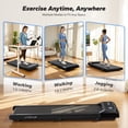 thumbnail image 2 of Walking Pad, Under Desk Treadmill, Portable Mini Treadmills for Home, Seamless One-Piece Molding Design, 265LBS Walkpad with Remote Control, APP, LED Display, 2 of 7