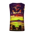 thumbnail image 5 of lSLJS Women Floral Printing Tank Round-Neck Sleeveless Block Tunic Tee Tops, Womens Tank Tops, 5 of 5