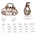 thumbnail image 4 of Dog Carriers for Small Dogs, Pet Carrier for Dogs, Dog Carrier Sling, Dog Sling, Outdoor Portable Breathable Bag Leash Backpack Carryable Slanting Outdoor Bag Pet, 4 of 5