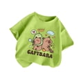 thumbnail image 1 of LYHaoo T-Shirt à Manches Courtes Décontracté Ample pour Filles, Col Rond, Imprimé à Motif d'Animaux de Dessin Animé, T-Shirts à Col Rond Tailles 10-12 Ans, 1 of 3