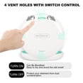 thumbnail image 2 of Retainer Case, Slim Aligner Case with Adjustable Vent Holes and Mirror, Compatible with Invisalign, Night Guard and Mouth Guard, Premium Retainer Case, With Aligner Remover Tool, Chew & Brush, 2 of 6