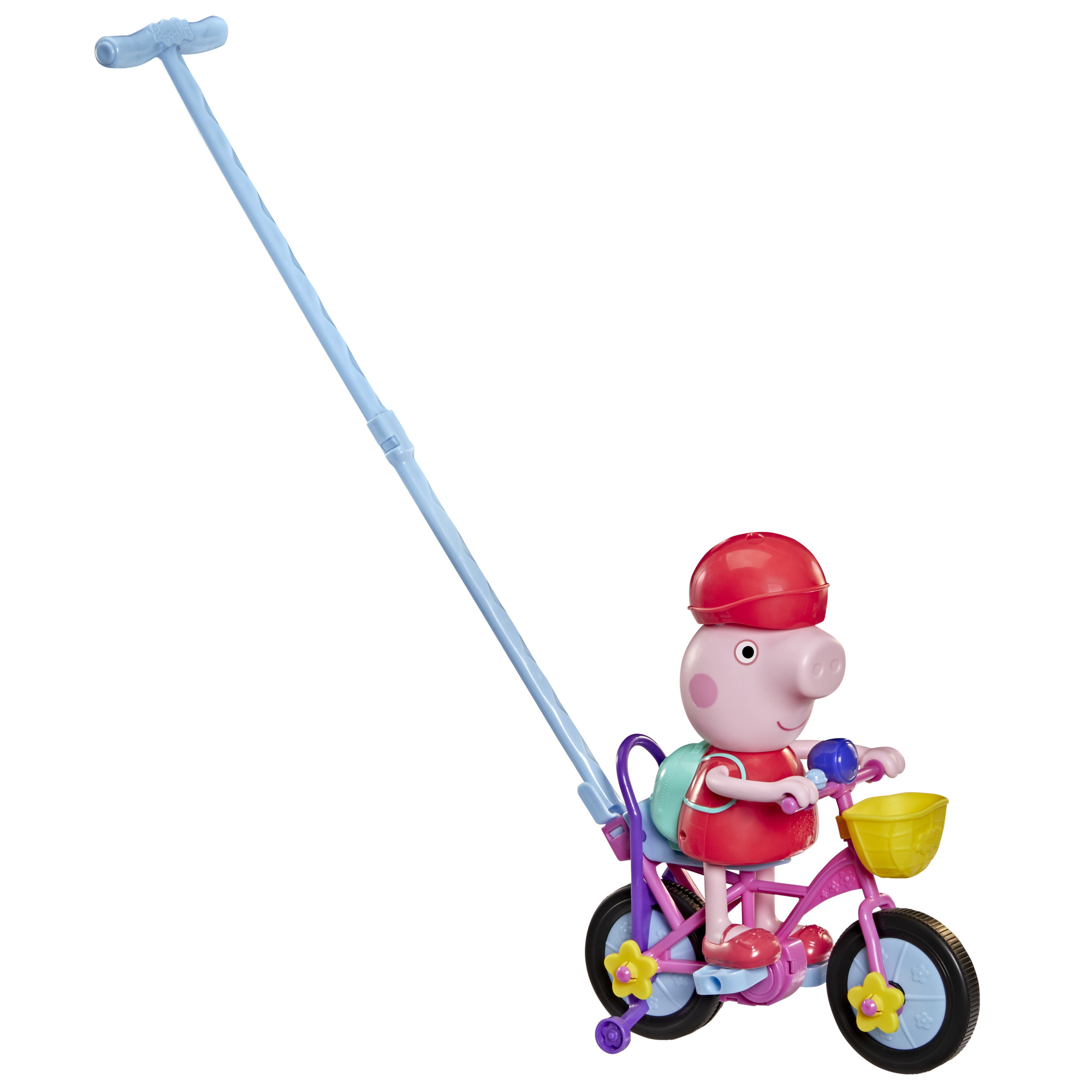 Peppa Pig À vélo avec Peppa, coffret avec figurine interactive et vélo - Version anglaise