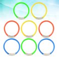thumbnail image 2 of 8pcs Diving Ring Underwater Swimming Grab Toy Ring Diving Training Accessory for Kid Child Boy Girl (Random Color), 2 of 5
