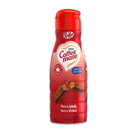 COFFEE-MATE Limited Edition KITKAT Liquid Coffee Enhancer, Lactose-free, Cholesterol-free