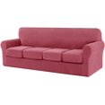 thumbnail image 1 of CHUN YI Sofa Cover with Separate Cushion Slipcover Stretch Checks, 1 of 7