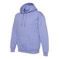 thumbnail image 2 of Gildan Mens Heavy Blend Hooded Sweatshirt, M, Violet, 2 of 3