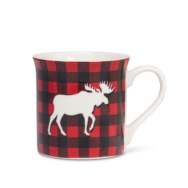 Ensemble de 12 Tasses à Carreaux Buffalo Orignal