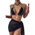 thumbnail image 4 of Paréo pour Femmes - Jupe Portefeuille de Plage Transparente Assortie pour la Natation et les Vacances, 4 of 5