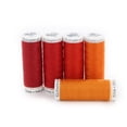 thumbnail image 4 of GÜTERMANN Sew-All Polyester Thread No. 120 Colour Gradient 5-Pack, Orange, 128 m (140 yd), 4 of 5