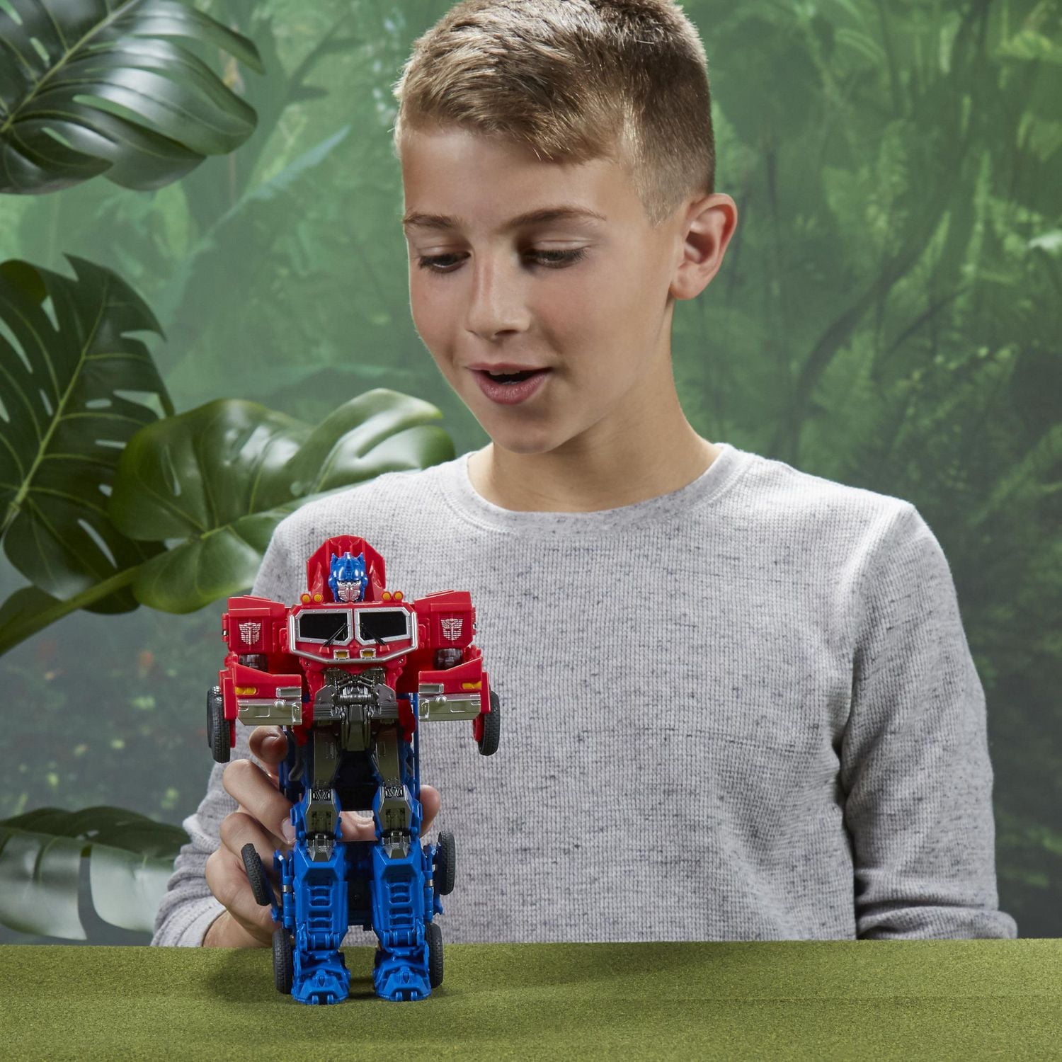 Transformers: Rise of the Beasts, figurine convertible Smash Changer Optimus Prime de 22,5 cm, à partir de 6 ans